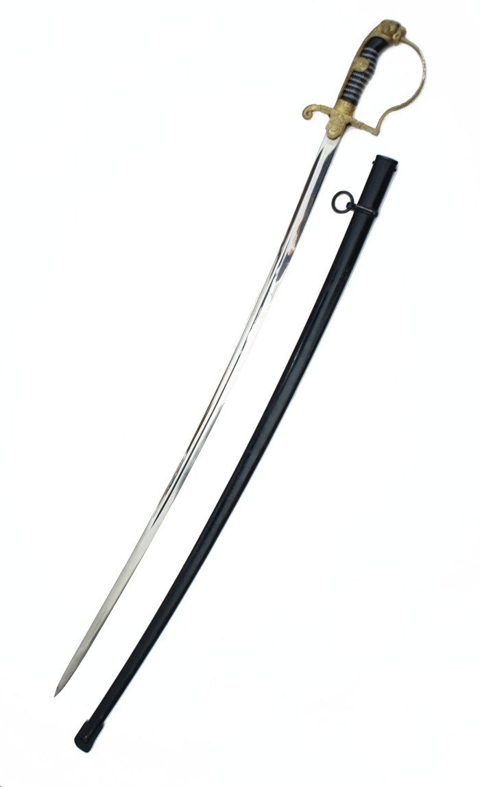 Eickhorn lion head Heer officer's saber with ruby eyes — image 6