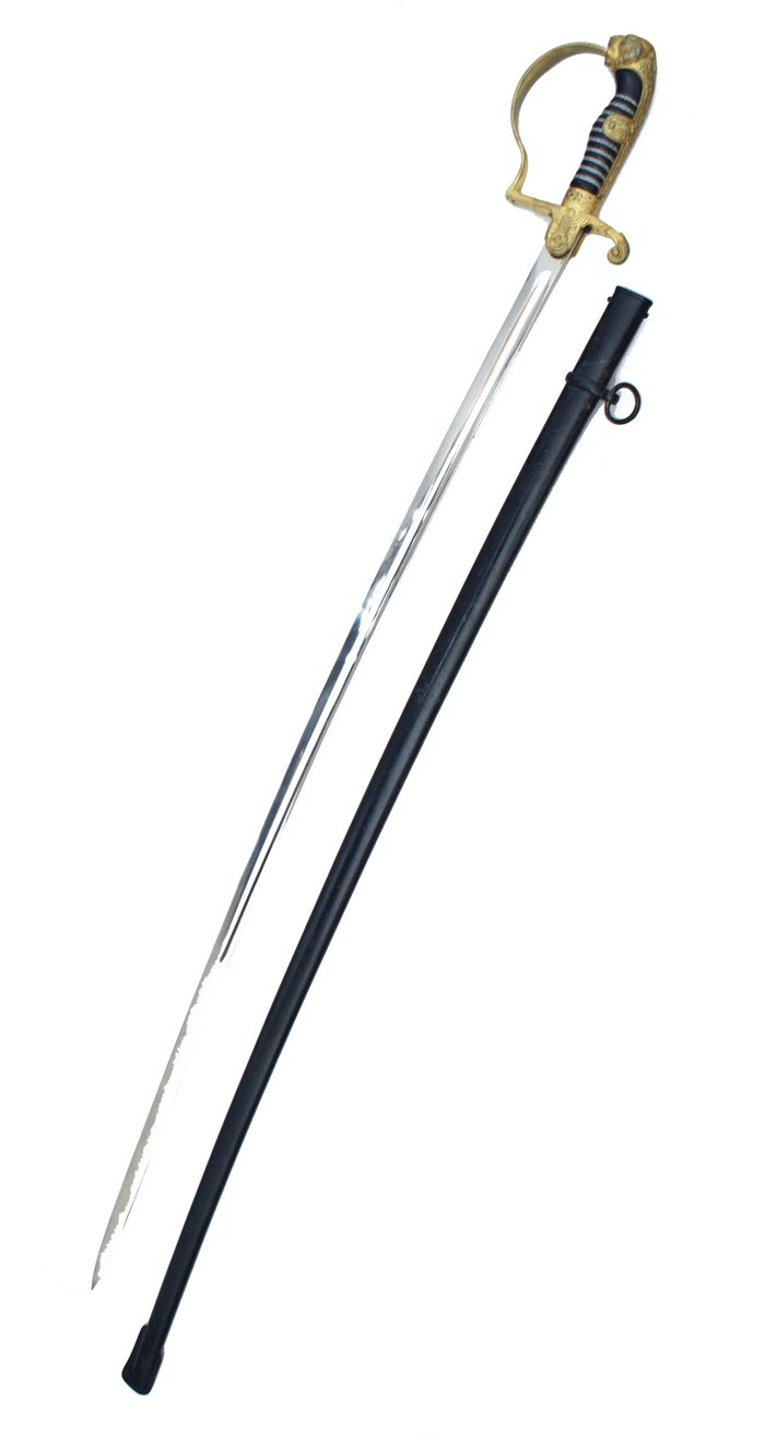Eickhorn lion head Heer officer's saber with ruby eyes — image 7