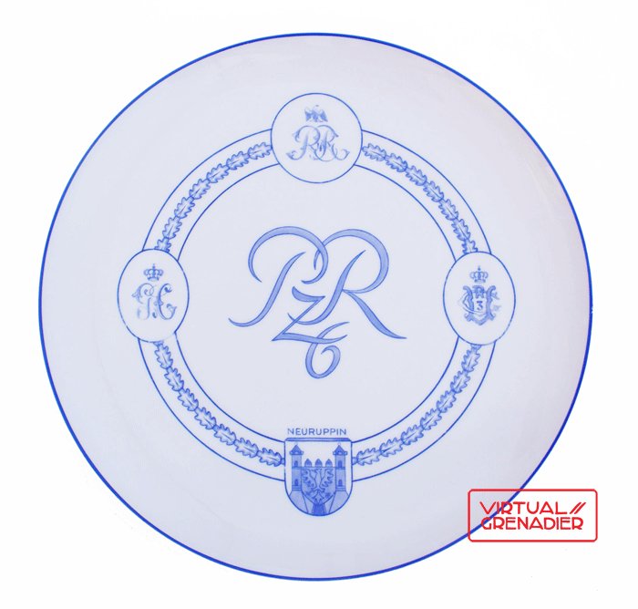 Panzer-Regiment 6 porcelain plate — image 2