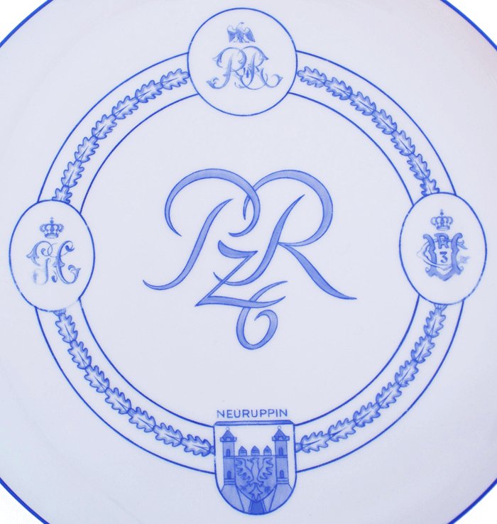 Panzer-Regiment 6 porcelain plate — image 3