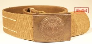 Heer EM tropical web belt and matching buckle