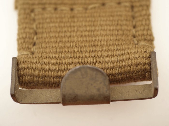 Heer EM tropical belt and field grey painted buckle with webbed tab — image 6