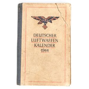 DG2567 1944 Luftwaffe diary, with owner notes from SS regiment …