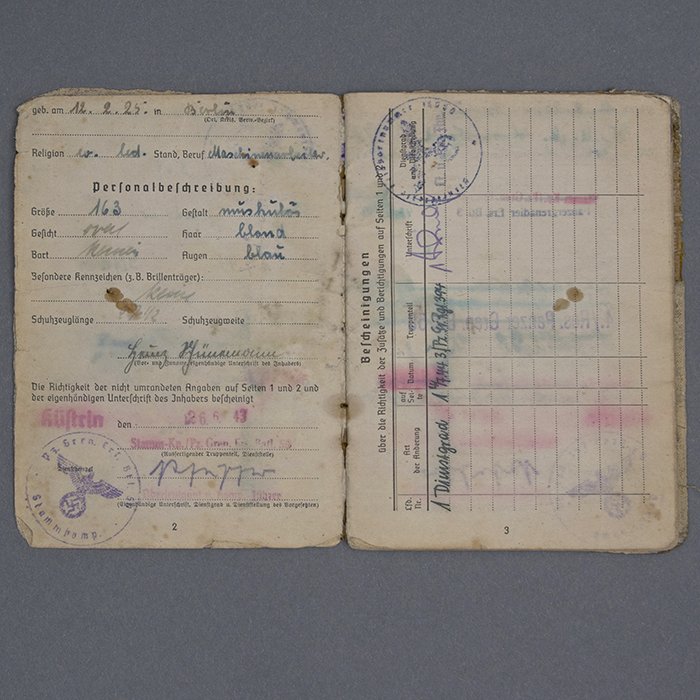 HUB35 Comprehensive Soldbuch grouping for a Heer Panzergrenadier Gefreiter from 3. Panzer-Division (Berlin Bear) — image 9