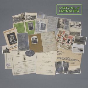 HUB35 Comprehensive Soldbuch grouping for a Heer Panzergrenadier Gefreiter from …