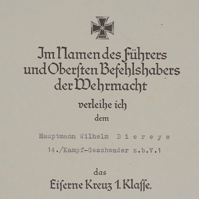 PSR2 Document grouping to include German Cross in Gold and photo album for a Luftwaffe bomber pilot — image 21