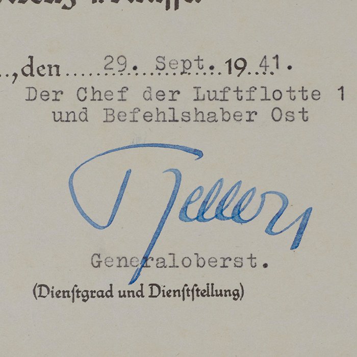 PSR2 Document grouping to include German Cross in Gold and photo album for a Luftwaffe bomber pilot — image 22