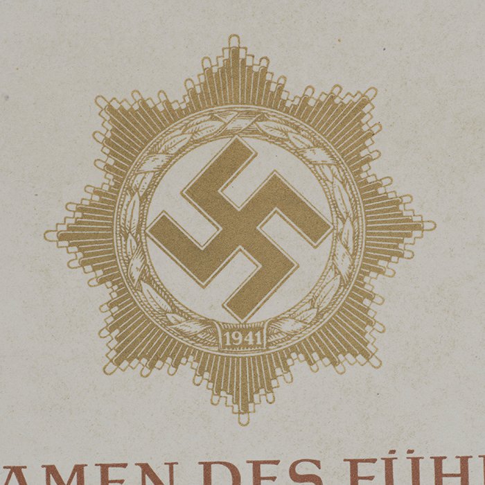 PSR2 Document grouping to include German Cross in Gold and photo album for a Luftwaffe bomber pilot — image 24