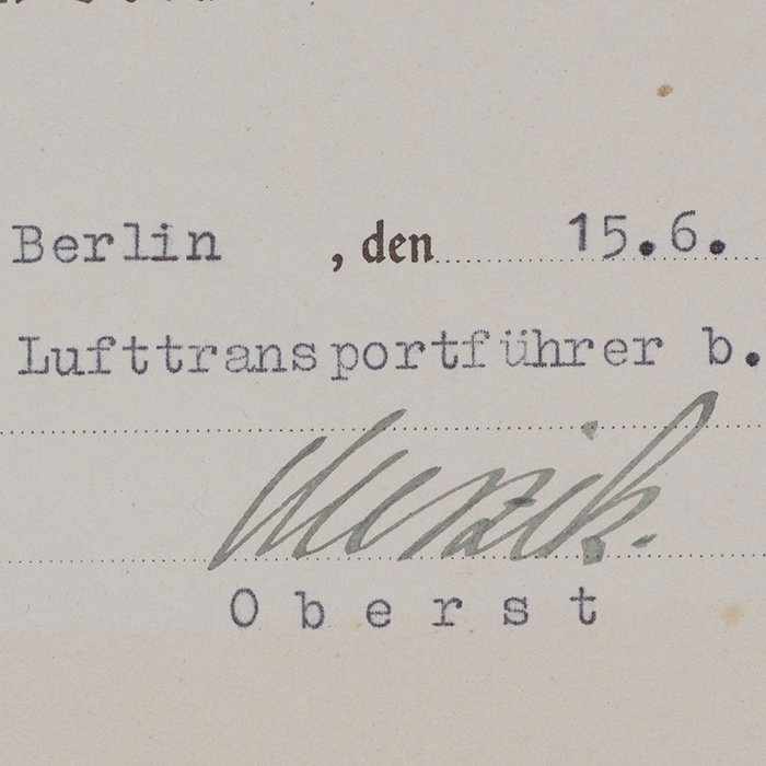 PSR2 Document grouping to include German Cross in Gold and photo album for a Luftwaffe bomber pilot — image 31