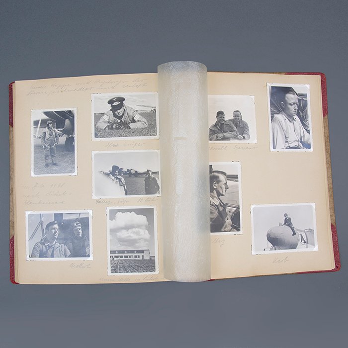 PSR2 Document grouping to include German Cross in Gold and photo album for a Luftwaffe bomber pilot — image 49