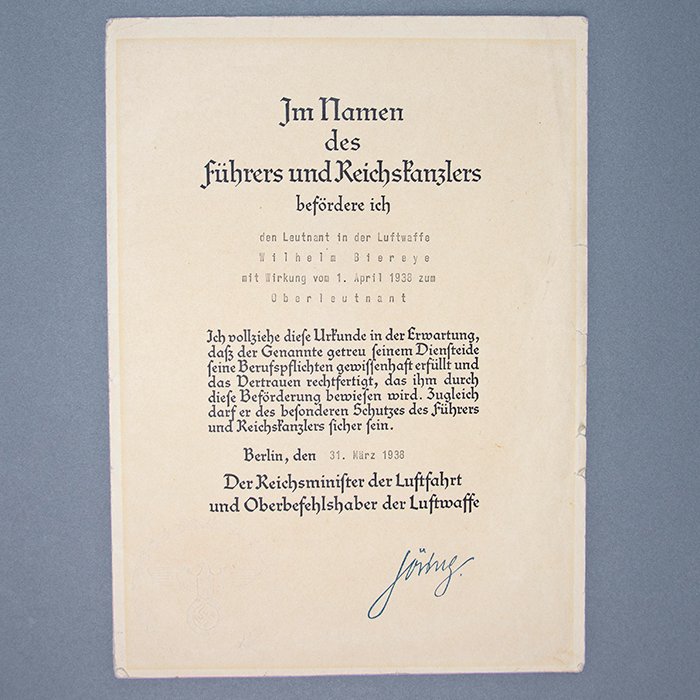 PSR2 Document grouping to include German Cross in Gold and photo album for a Luftwaffe bomber pilot — image 9