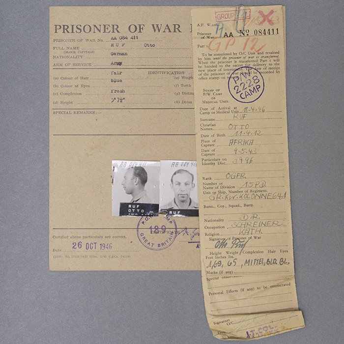 UAM14 Interesting grouping relating to a Heer DAK Transport Obergefreiter and POW — image 10