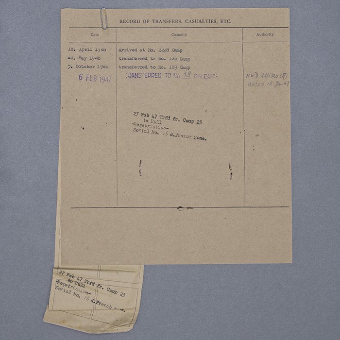 UAM14 Interesting grouping relating to a Heer DAK Transport Obergefreiter and POW — image 12