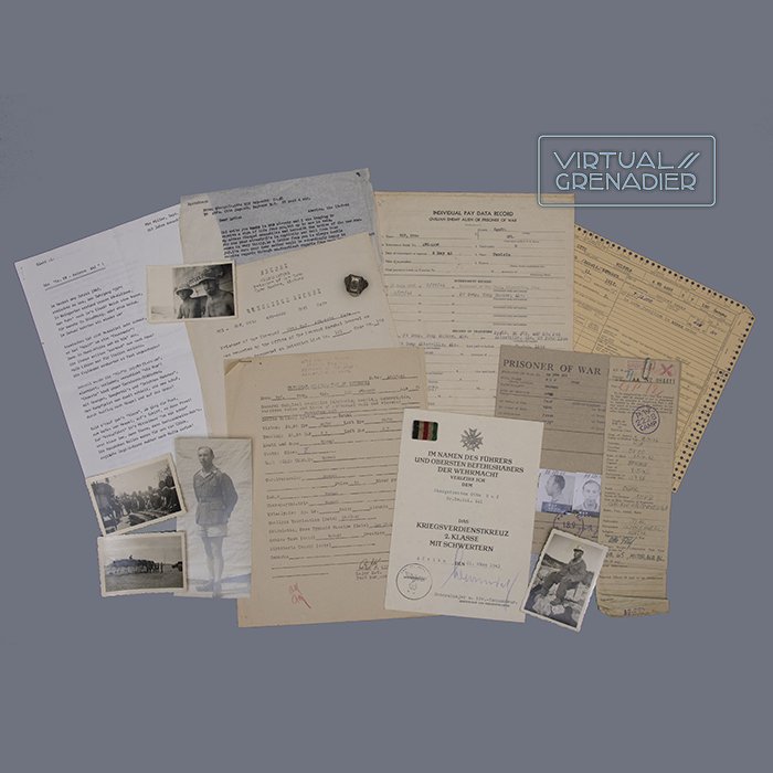 UAM14 Interesting grouping relating to a Heer DAK Transport Obergefreiter and POW — image 2