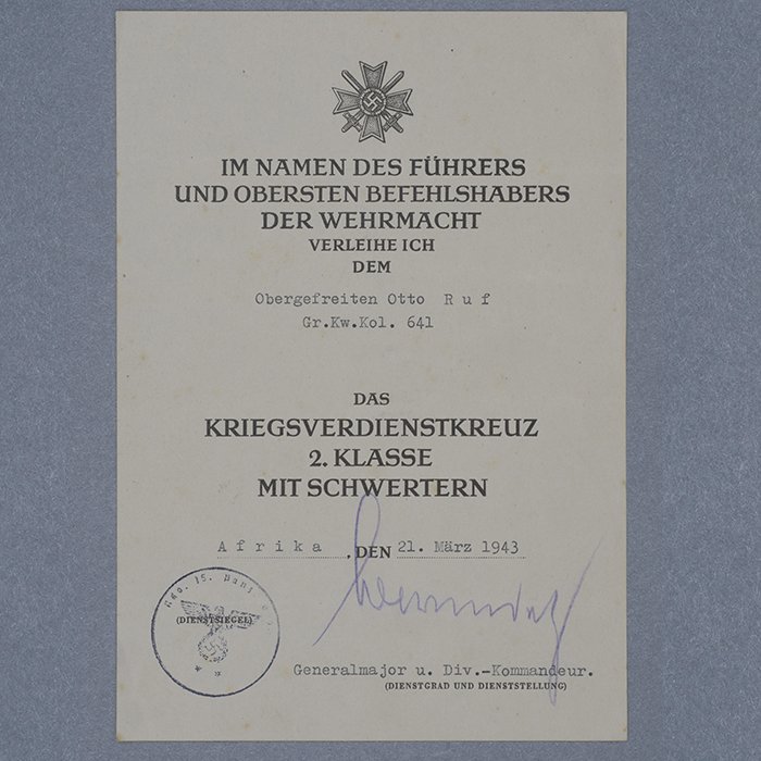 UAM14 Interesting grouping relating to a Heer DAK Transport Obergefreiter and POW — image 9