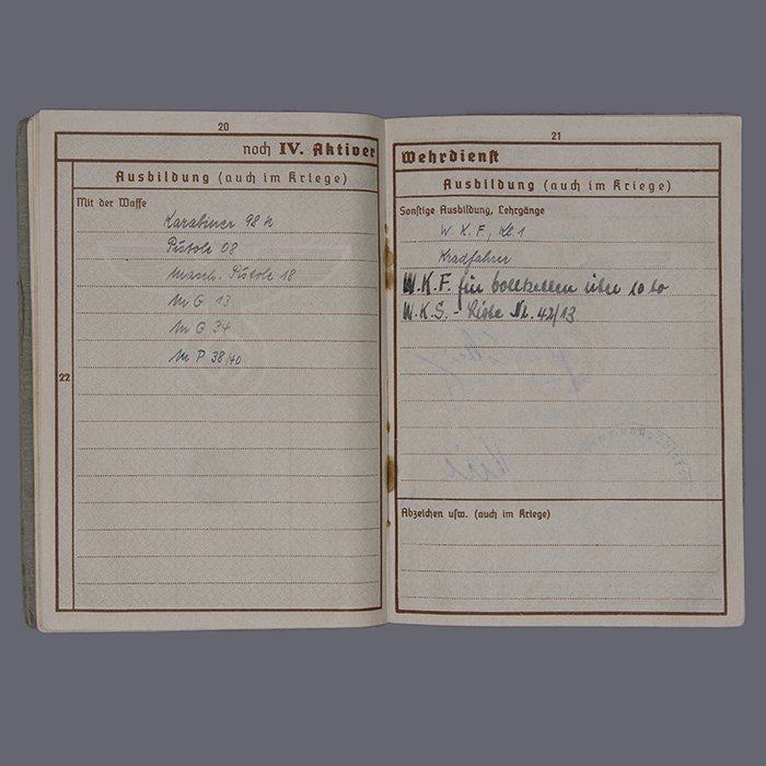 SH43 Set of Wehrpass and documents pertaining to an Unteroffizier of Heer 3./Panzer-Regiment 8 who was killed at Fuka during the El Alamein battle — image 12