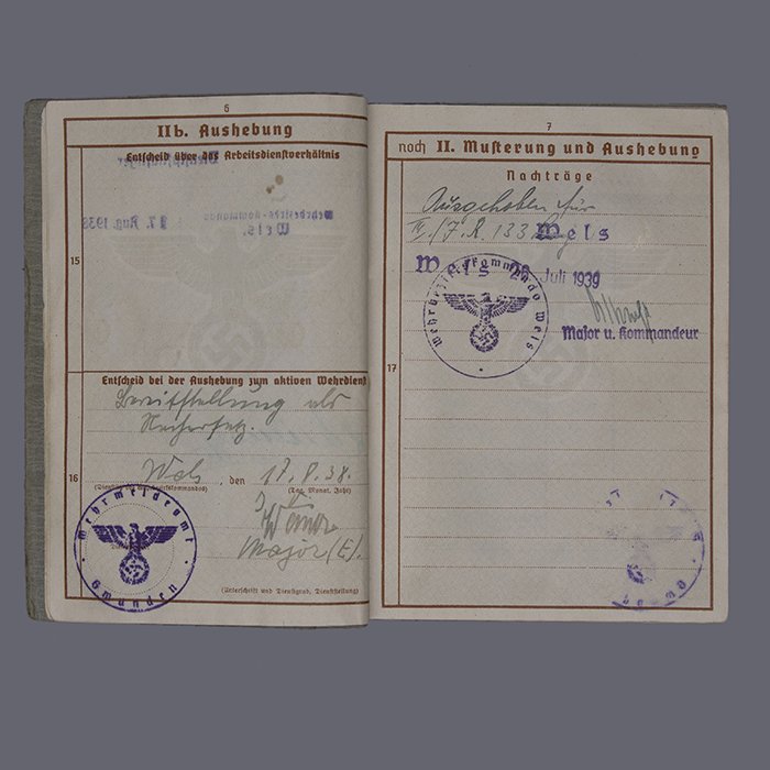 SH43 Set of Wehrpass and documents pertaining to an Unteroffizier of Heer 3./Panzer-Regiment 8 who was killed at Fuka during the El Alamein battle — image 8