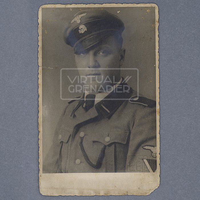 HUB13 Set of two postcard portraits of the same member of SS-Regiment Deutschland — image 5
