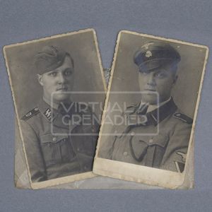 HUB13 Set of two postcard portraits of the same member …