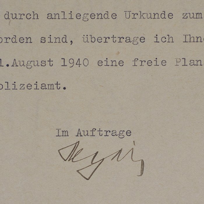 DMI49 17 August 1940 dated letter signed by Reinhard Heydrich — image 5
