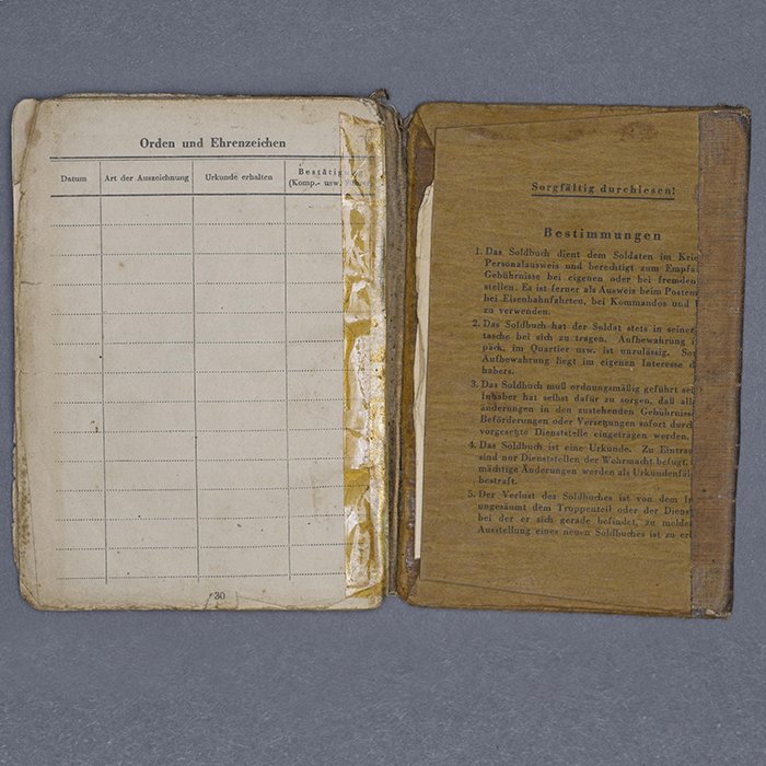 HUP76 Well used Waffen-SS LSSAH Soldbuch for a young Sanitäter — image 15