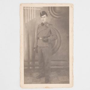 SPA13 Full length portrait photo of Panzerjäger EM wearing black …