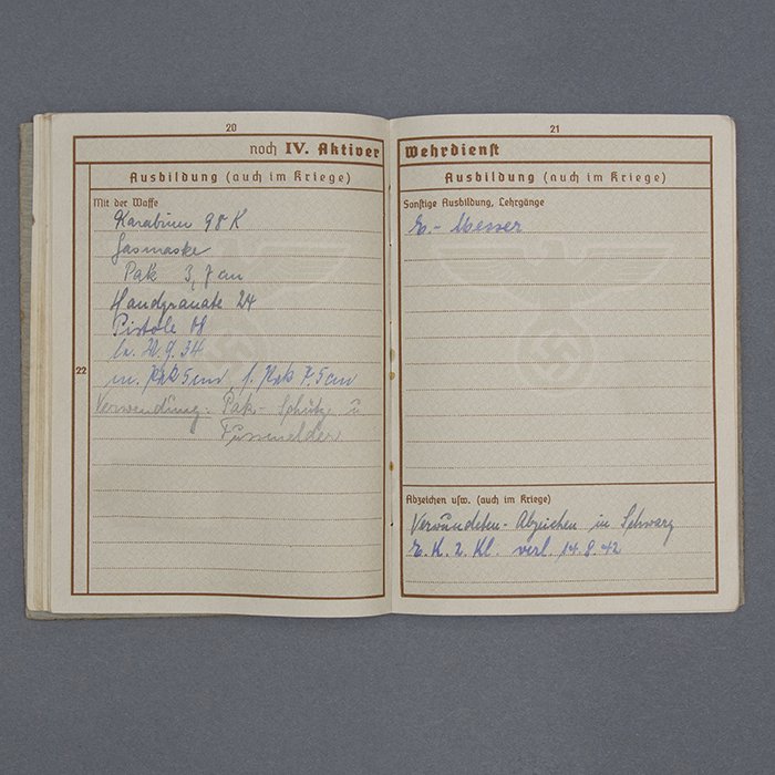 SH37 Set of Soldbuch and Wehrpass for a Heer Obergefreiter that saw action in France and Russia, surrendering with the 10. Panzer-Division in Afrika — image 25