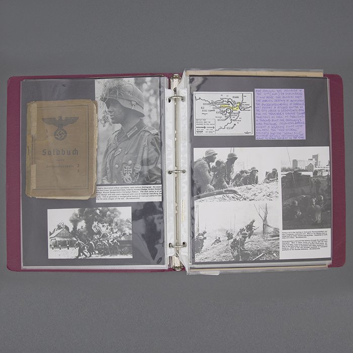 FER7 Comprehensive document grouping including DKiG, Nahkampfspange and TDB for Heer Panzergrenadier Oberleutnant who served in Poland, France, Russia (Stalingrad), Italy, France and Germany — image 10