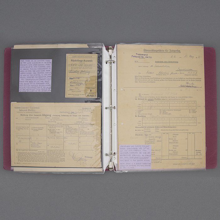 FER7 Comprehensive document grouping including DKiG, Nahkampfspange and TDB for Heer Panzergrenadier Oberleutnant who served in Poland, France, Russia (Stalingrad), Italy, France and Germany — image 18