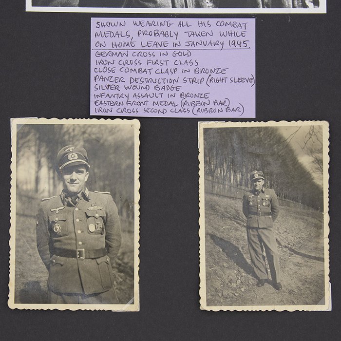 FER7 Comprehensive document grouping including DKiG, Nahkampfspange and TDB for Heer Panzergrenadier Oberleutnant who served in Poland, France, Russia (Stalingrad), Italy, France and Germany — image 28