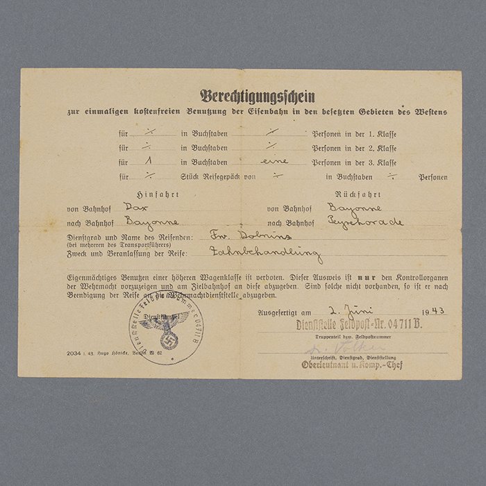 FER7 Comprehensive document grouping including DKiG, Nahkampfspange and TDB for Heer Panzergrenadier Oberleutnant who served in Poland, France, Russia (Stalingrad), Italy, France and Germany — image 36