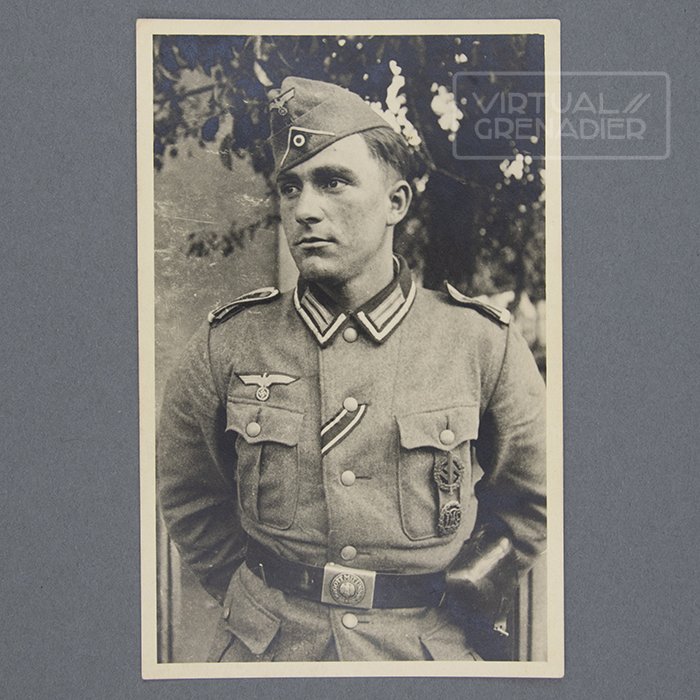 FER7 Comprehensive document grouping including DKiG, Nahkampfspange and TDB for Heer Panzergrenadier Oberleutnant who served in Poland, France, Russia (Stalingrad), Italy, France and Germany — image 37