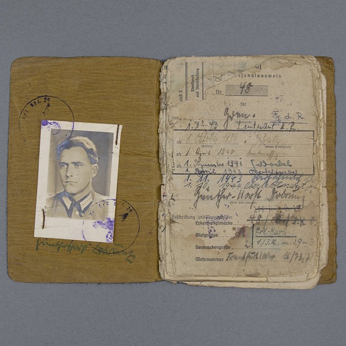 FER7 Comprehensive document grouping including DKiG, Nahkampfspange and TDB for Heer Panzergrenadier Oberleutnant who served in Poland, France, Russia (Stalingrad), Italy, France and Germany — image 39