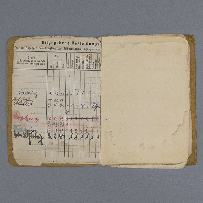 FER7 Comprehensive document grouping including DKiG, Nahkampfspange and TDB for Heer Panzergrenadier Oberleutnant who served in Poland, France, Russia (Stalingrad), Italy, France and Germany — image 41