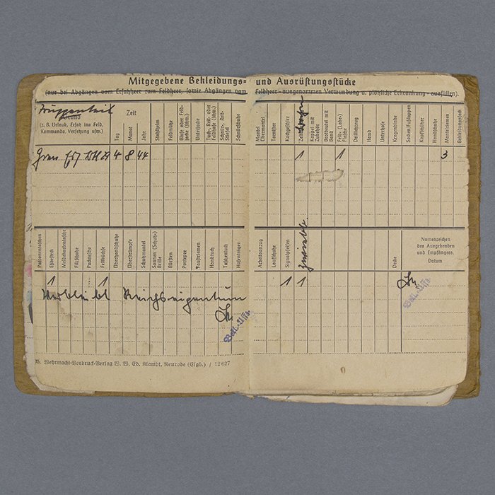 FER7 Comprehensive document grouping including DKiG, Nahkampfspange and TDB for Heer Panzergrenadier Oberleutnant who served in Poland, France, Russia (Stalingrad), Italy, France and Germany — image 42