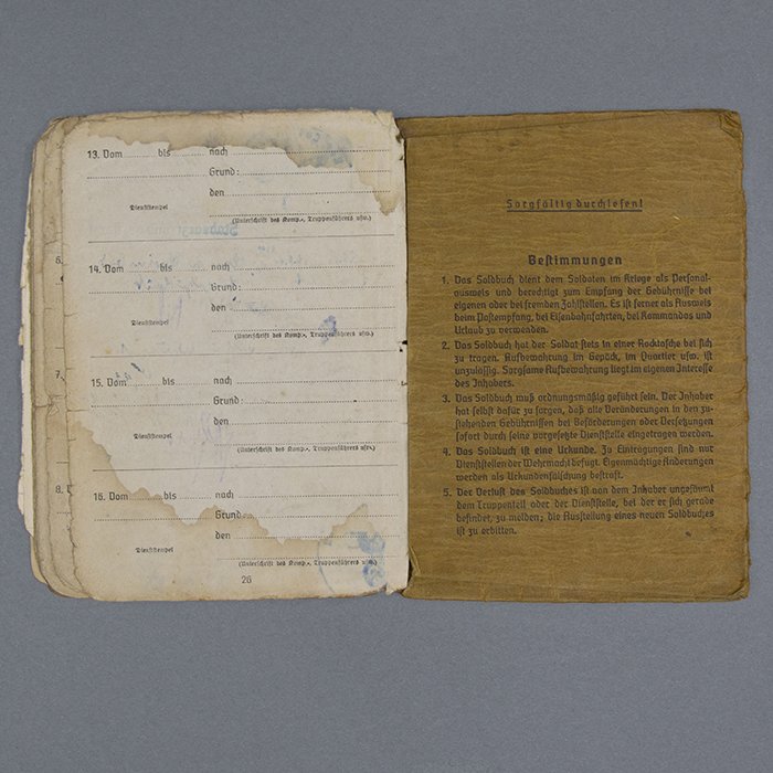 FER7 Comprehensive document grouping including DKiG, Nahkampfspange and TDB for Heer Panzergrenadier Oberleutnant who served in Poland, France, Russia (Stalingrad), Italy, France and Germany — image 51