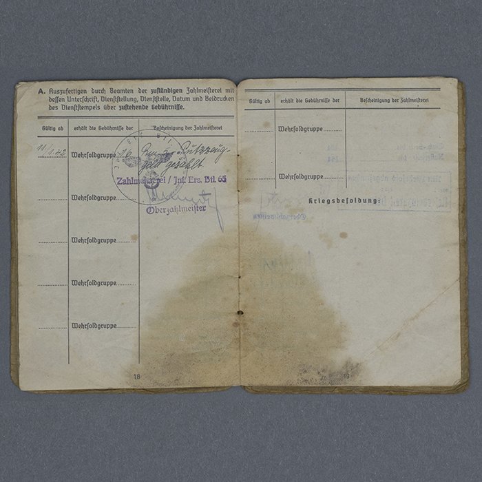 SH36 Early Soldbuch for Heer DAK Panzergrenadier — image 12