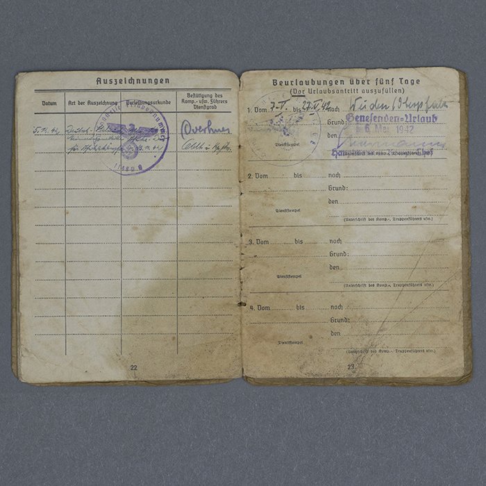 SH36 Early Soldbuch for Heer DAK Panzergrenadier — image 13