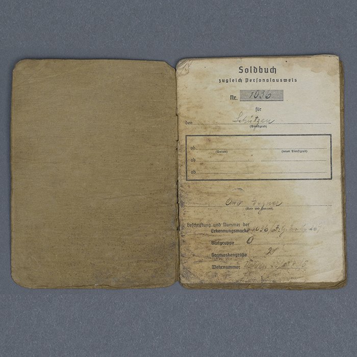 SH36 Early Soldbuch for Heer DAK Panzergrenadier — image 3