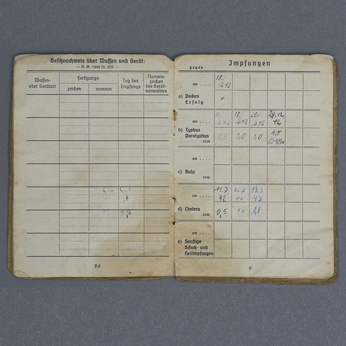 SH36 Early Soldbuch for Heer DAK Panzergrenadier — image 9