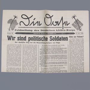 SH76 Undamaged copy of Die Oase newspaper dated 15. Mai …