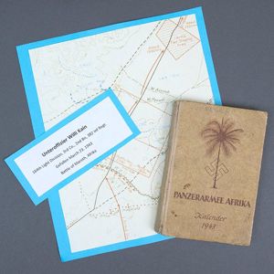 LFE7 Named 1943 dated pocket calendar for Panzerarmee Afrika