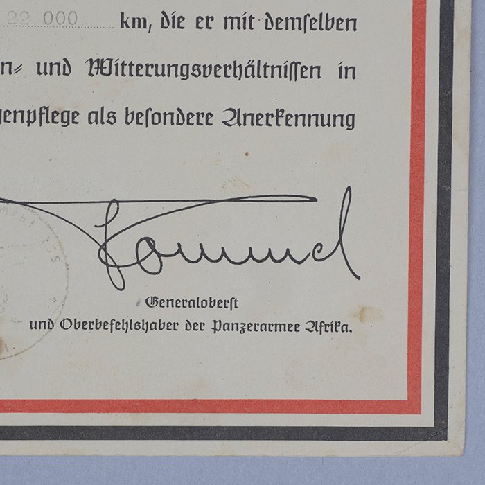 LFE1 Heer DAK driver's certificate awarded to a member of the 90th Light Division — image 7