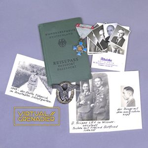 ADM25 Set of BSW Pilot's Badge, documents and photos to …