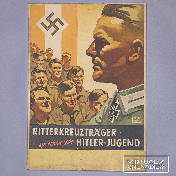 DMI2 Large format mounted poster Ritterkreuzträger sprechen zur Hitler-Jugend — image 2