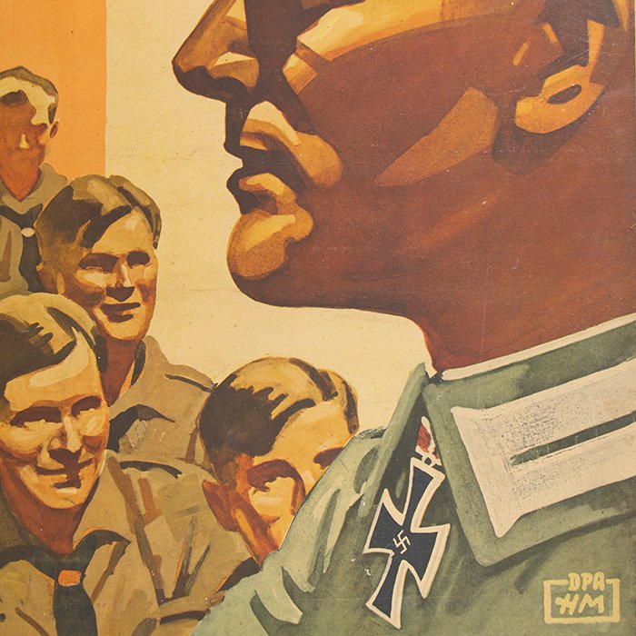 DMI2 Large format mounted poster Ritterkreuzträger sprechen zur Hitler-Jugend — image 3