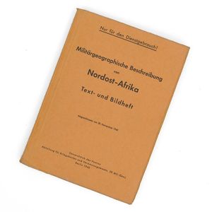 BSA50 Rare comprehensive manual Military-geographical description of Northeast-Afrika