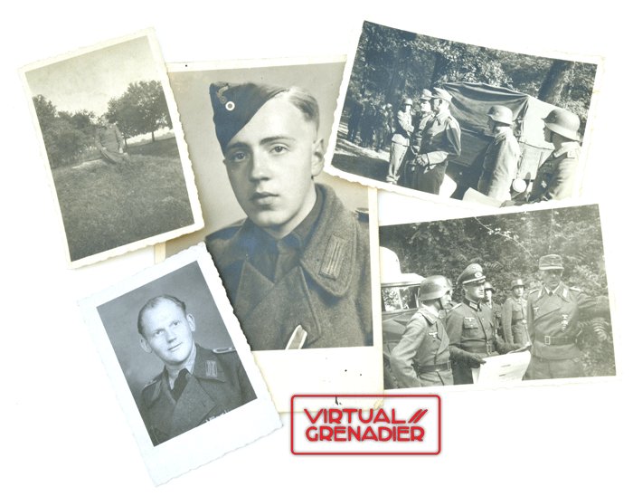 PPS014 Group of photos depicting Heer assault gun wraps in wear — image 2