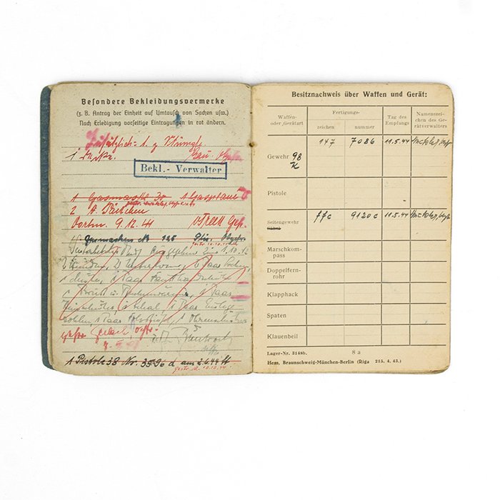 DMA17 Luftwaffe Soldbuch and associated papers for a Kanonier — image 10