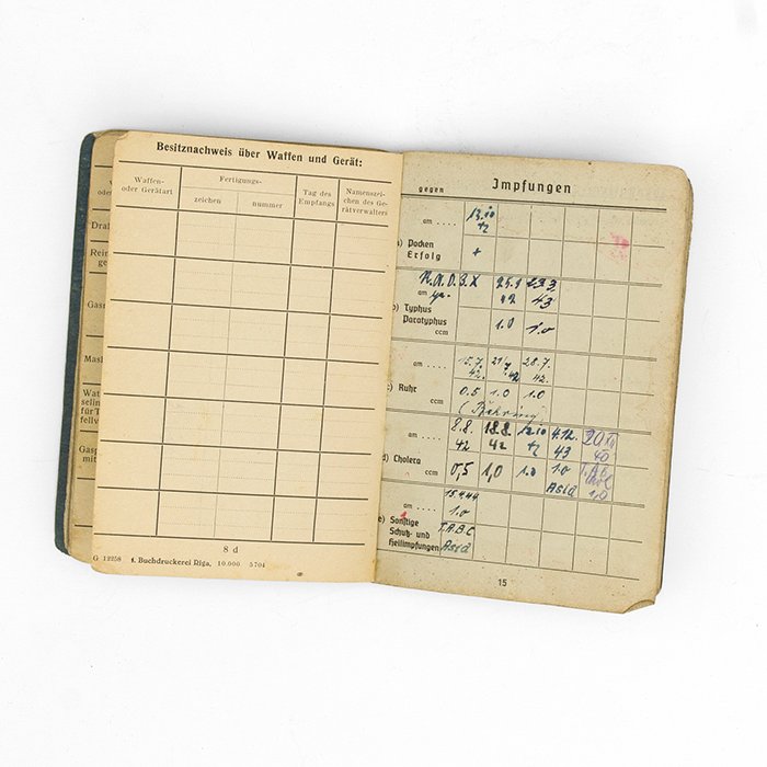 DMA17 Luftwaffe Soldbuch and associated papers for a Kanonier — image 11